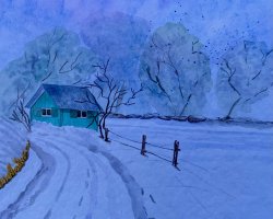 Karte Nr. 43 / Winter